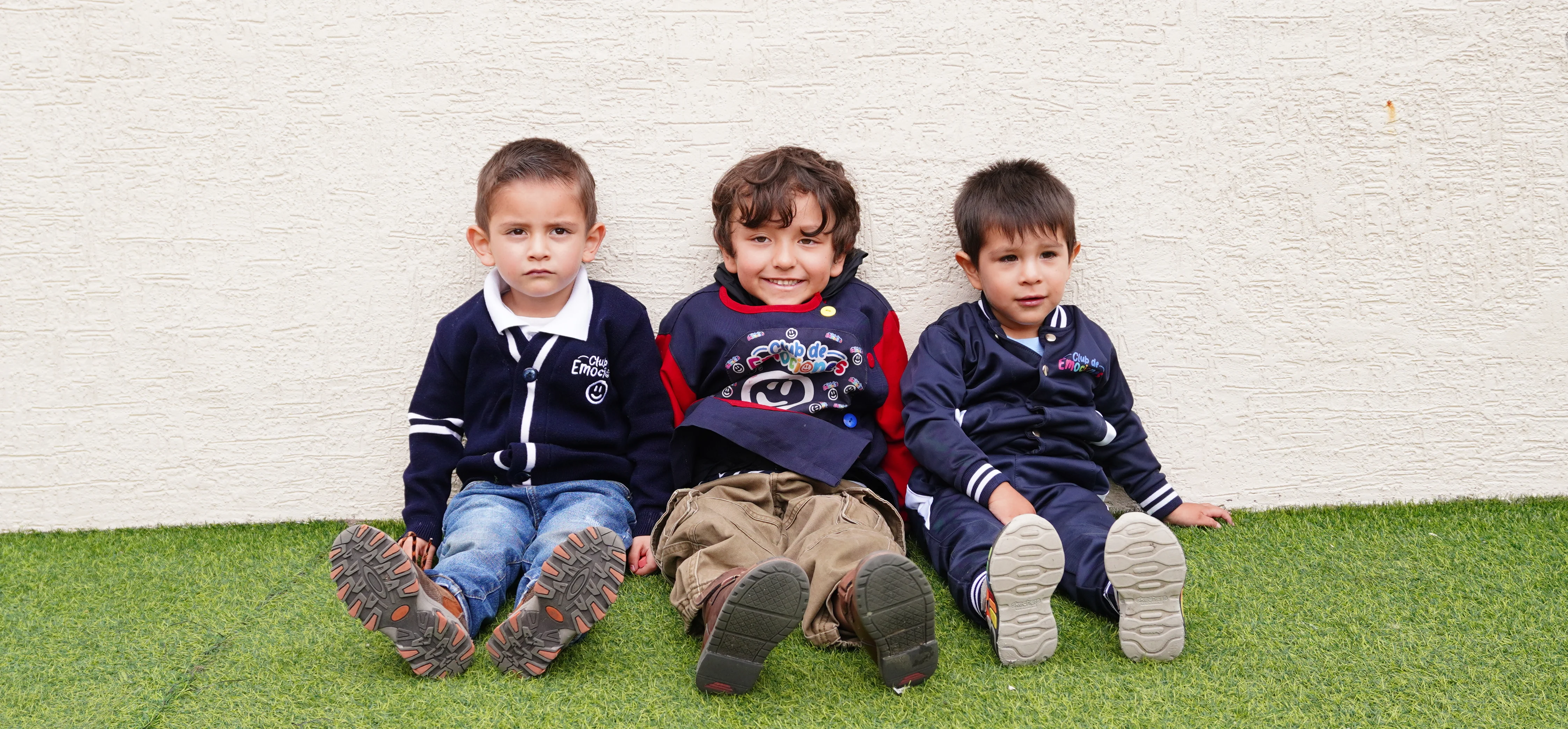 Niños en el Centro de Educación Inicial Mi Club de Emociones en Ambato